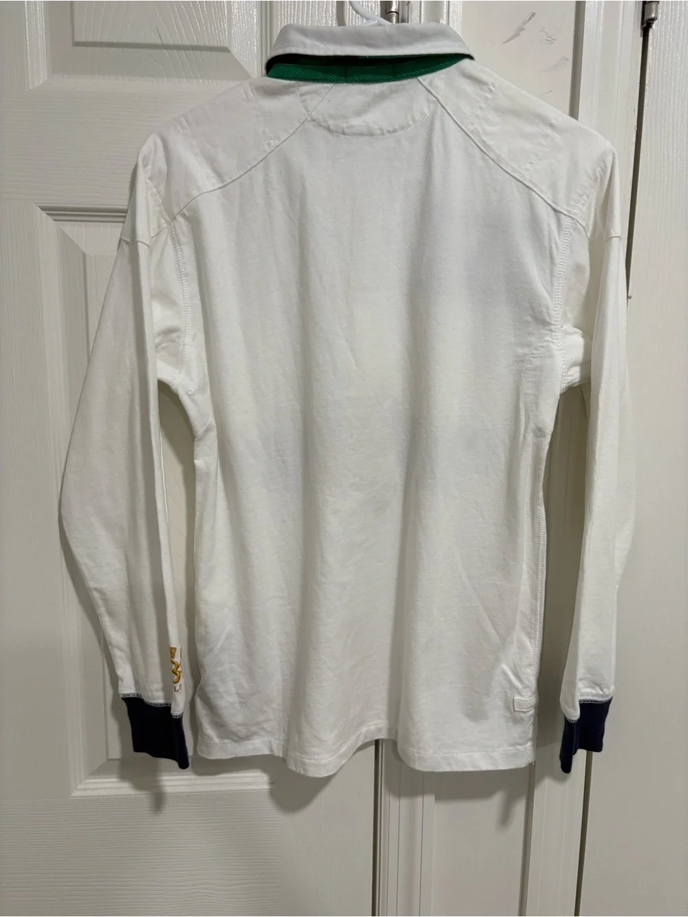 Polo Ralph Lauren vintage White Premium Club Embroidered Rugby Shirt kids 16-18